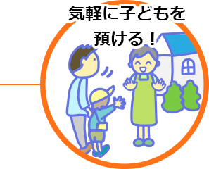 気軽に子どもを預ける！