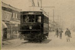 開通直後の水浜電車の画像