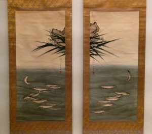 小泉壇山「鮎図」の画像