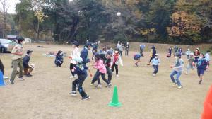 スカウト大会　玉入れ鬼ごっこ２