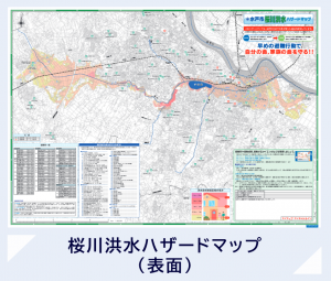 桜川洪水ハザードマップのバナー画像