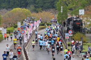 水戸黄門漫遊マラソンのようす