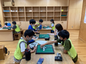 常磐小学校放課後学級オセロ講座