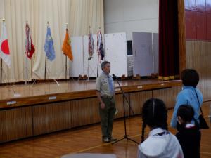 1119スカウト大会　開会式　会長あいさつ