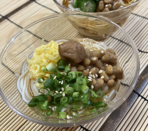 納豆そうめん