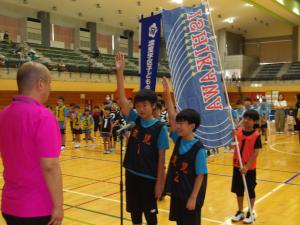 0818　球技大会　選手宣誓