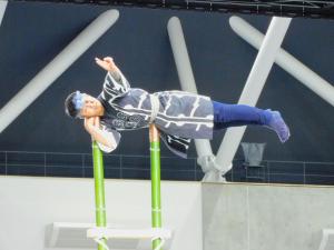 はしご乗り演技