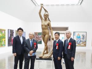 第56回水戸市芸術祭美術展覧会内覧会の写真