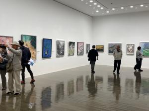 第56回水戸市芸術祭美術展覧会内覧会の写真