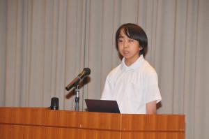 少年の主張大会のようす４