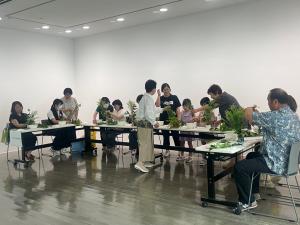 第56回水戸市芸術祭いけばな体験教室の写真2