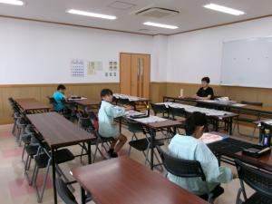 書道教室の様子1