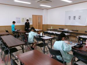 書道教室の様子2