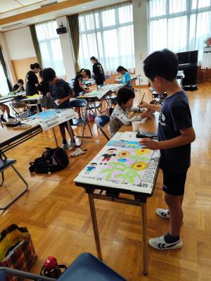 子ども絵画教室様子写真③