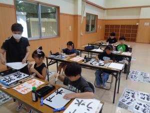 書道教室左側