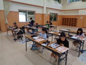 書道教室全体
