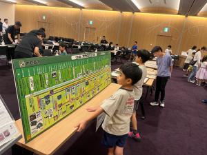 オセロ発売当時の資料展示の様子
