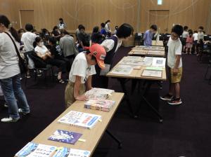 オセロ発売当時の資料展示の様子