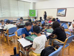 オセロ講座の様子