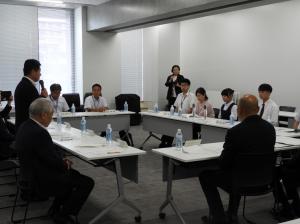 日中友好交流都市中学生卓球交歓大会報告会