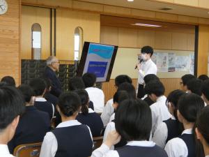 水戸二中語り部派遣の様子２