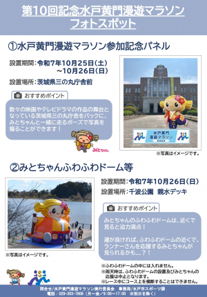 漫遊マラソンフォトコンチラシ裏面