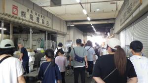 仲卸売場の見学１