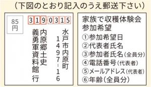収穫体験会申込
