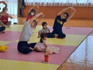 おやこヨガ教室の様子2