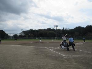 ソフトボール大会試合の様子