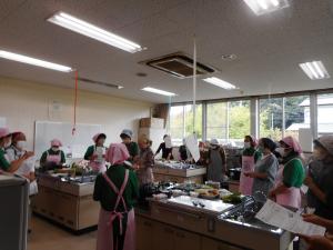 秋の健康料理教室の様子1枚目