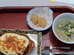 出来上がった3品の写真