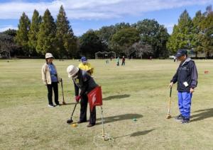 グランドゴルフ大会様子写真③