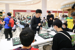 オセロの達人に挑戦できるブースの写真