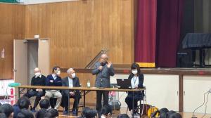 語り部講演(笠原小)