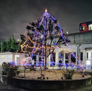 常澄駅前イルミネーション写真