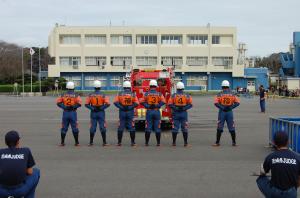 整列うしろから