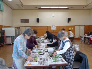 花時計の壁飾り2