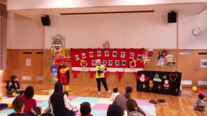 人形劇にアンパンマンが登場