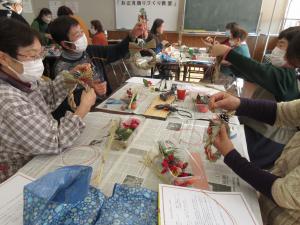 お正月飾りづくり教室の写真1