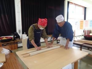 そば打ち体験教室写真6