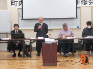 会長のあいさつが行われました