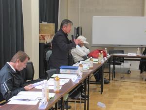 古宿東町内会会長の説明です