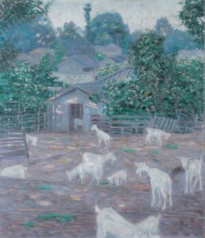 辻永「牧場にて」1914年アイコン