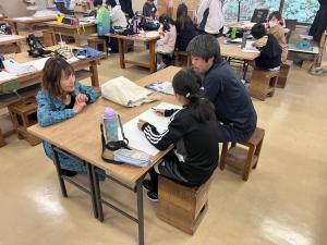 絵画制作のようす３