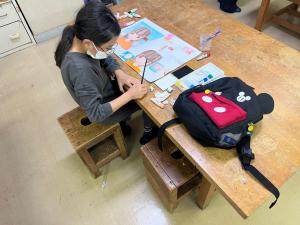 絵画制作のようす４