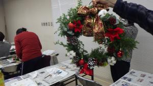 クリスマスリースの作品４