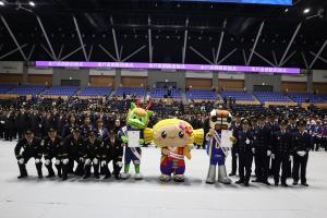 幹部，マスコットキャラクター集合写真