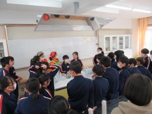 炊き出し訓練の様子