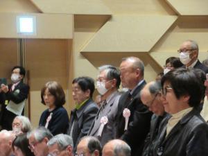 功績賞を受賞した吉田地区自治実践会副会長　荒井　暁　様　中央